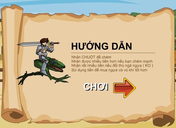 game Hiệp sĩ rồng online việt hóa