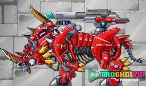 Lắp ráp robot tê giác lửa