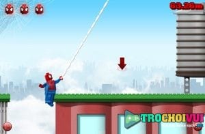 Người nhện Lego đu dây