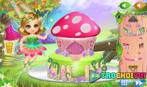 Làm bánh ngôi nhà cổ tích