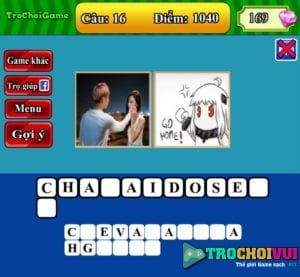 2 hình 1 chữ truy tìm bài hát