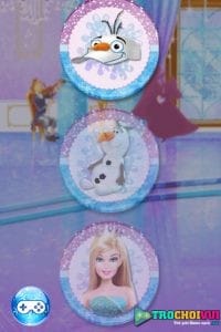 Công chúa Barbie hóa trang thành Elsa