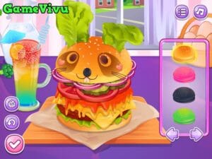 Làm bánh hamburger dễ thương