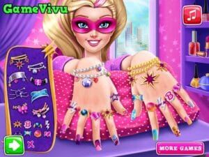 Làm móng tay cho Barbie